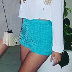 American Apparel high waisted hot shorts XS